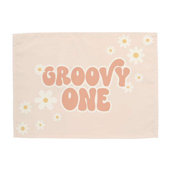 {Pink} Groovy One Banner