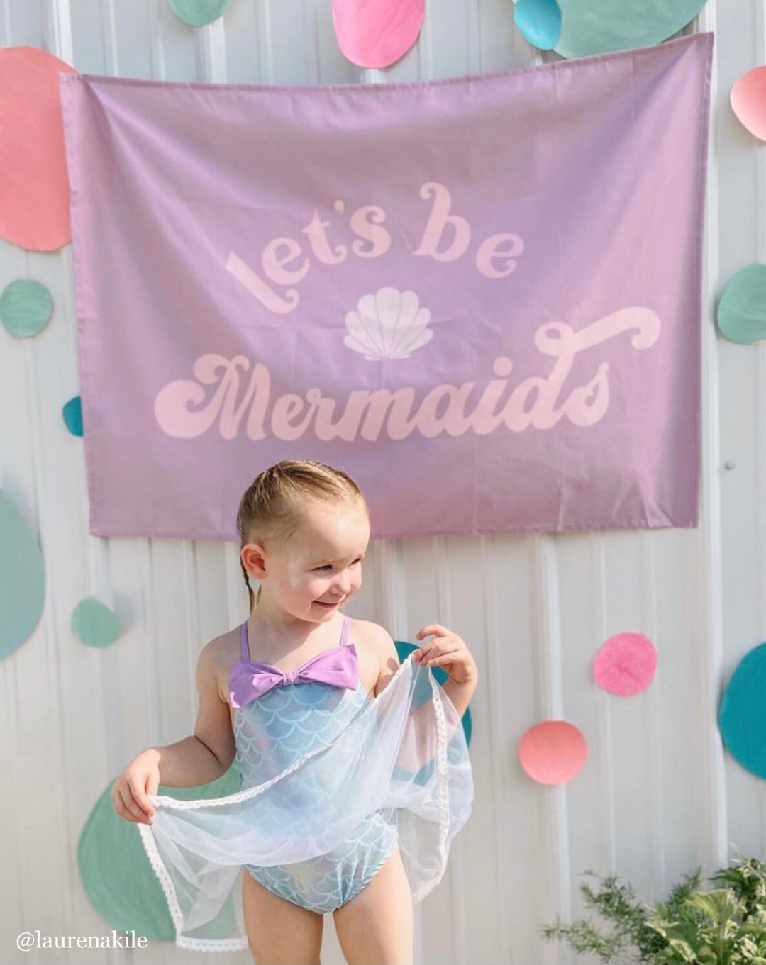 Amscan Partykette „Be A Mermaid“ – Papiergirlande 180 X 15 Cm, Meerjungfrau-Deko Für Jede Party