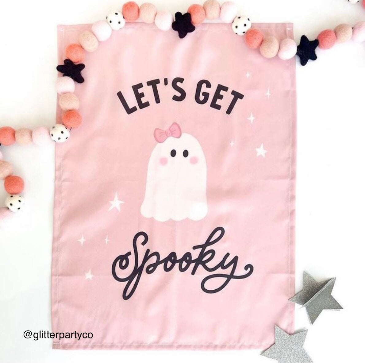 {Pink} Let's Get Spooky Banner
