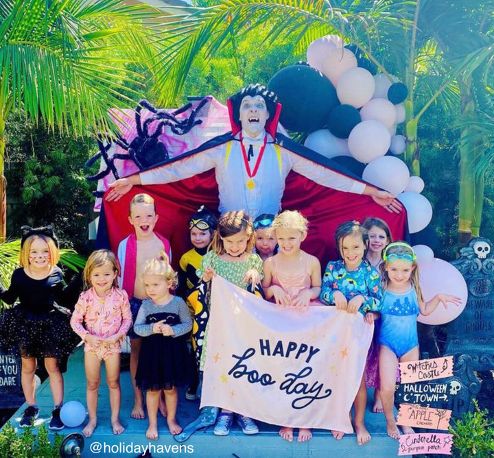 {Orange} Happy Boo Day Banner