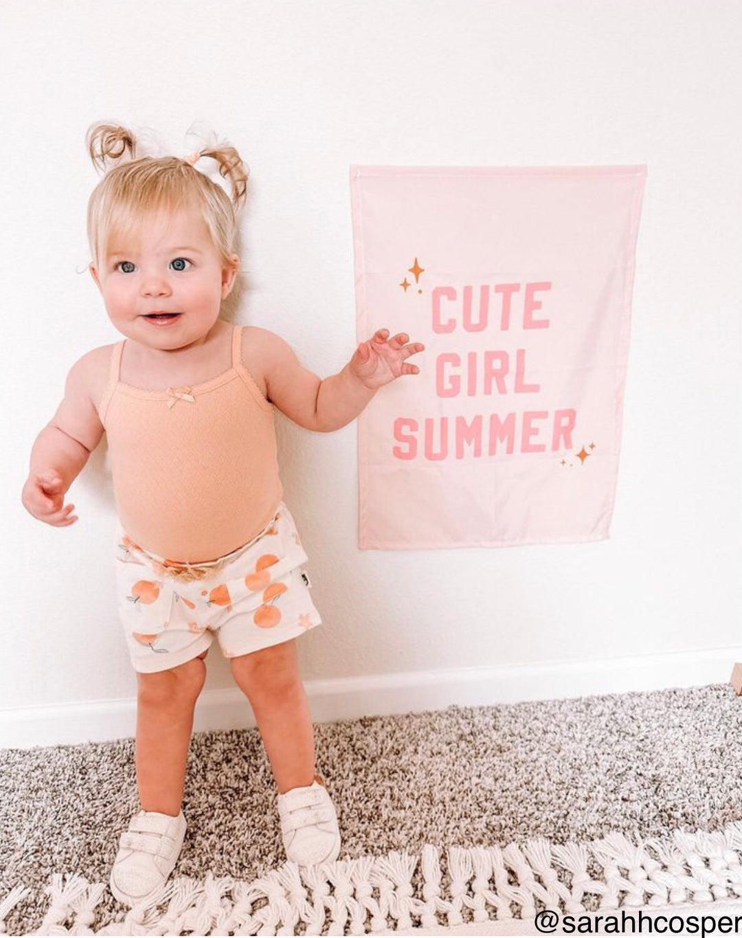 Cute Girl Summer Banner