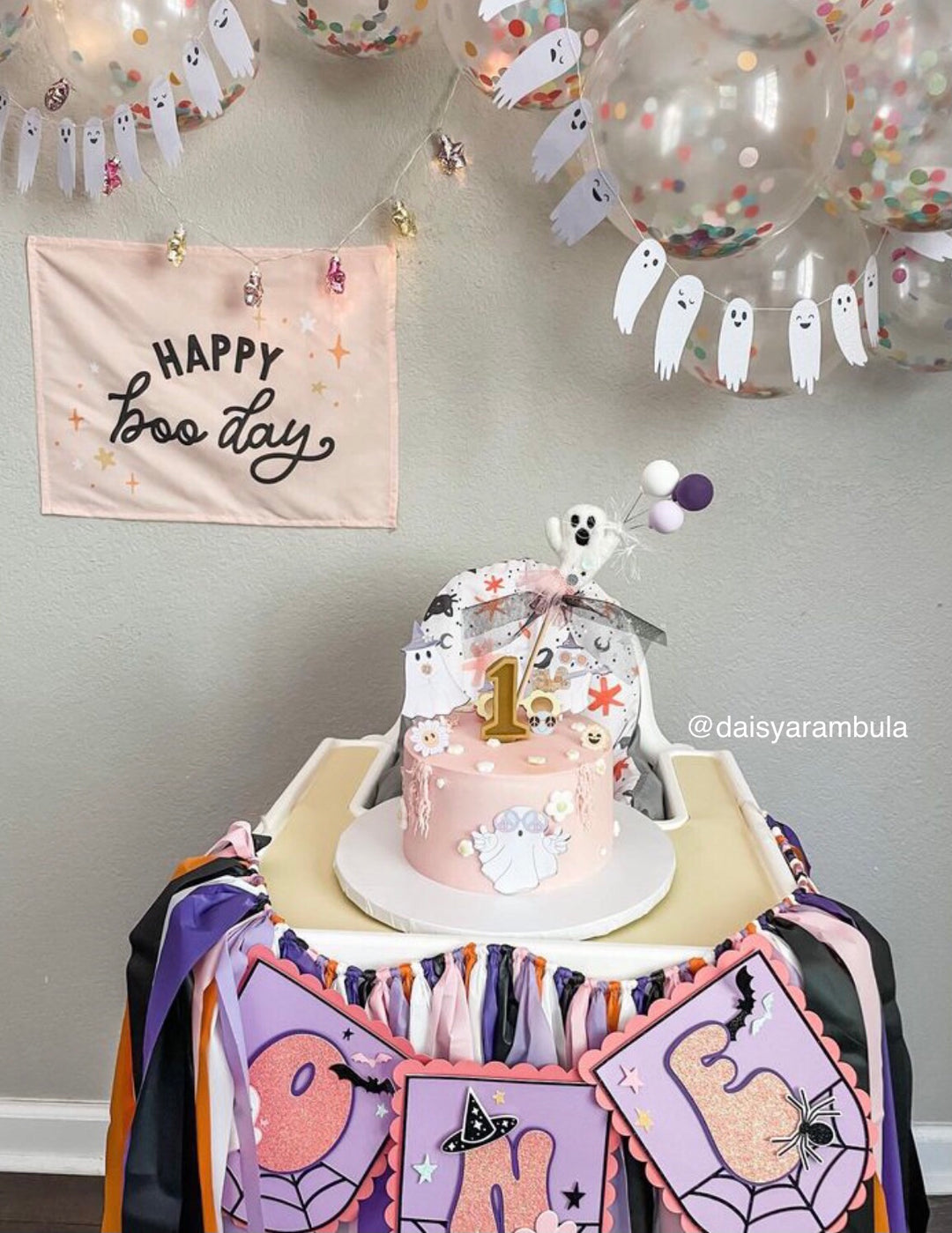 {Orange} Happy Boo Day Banner