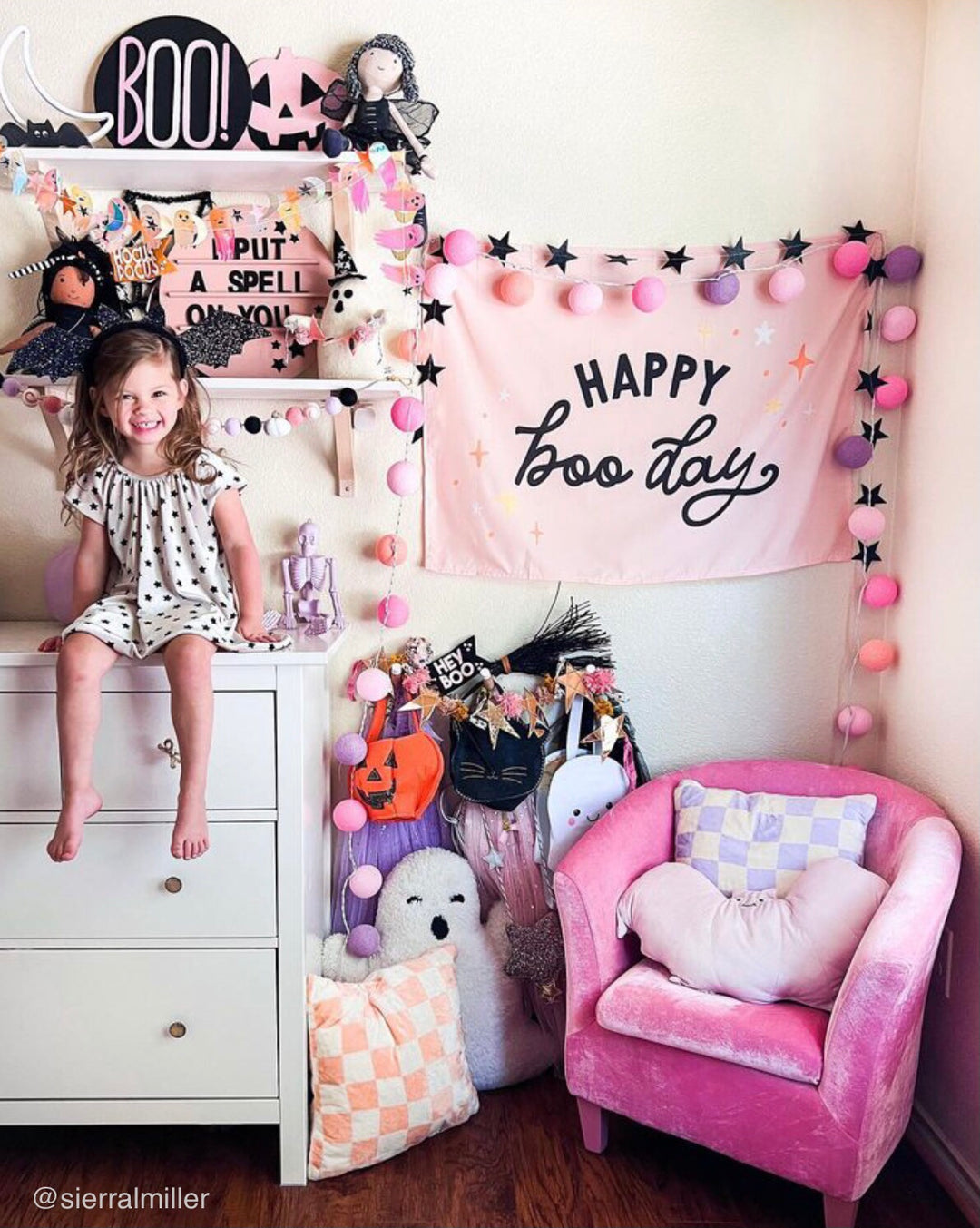 {Orange} Happy Boo Day Banner