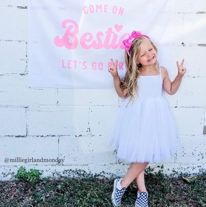 Come on Bestie Let's Go Party Banner