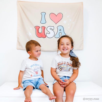 I Love USA Banner