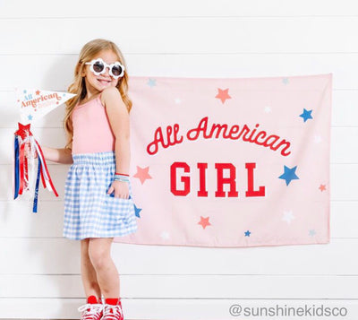 {Girl} All American Banner