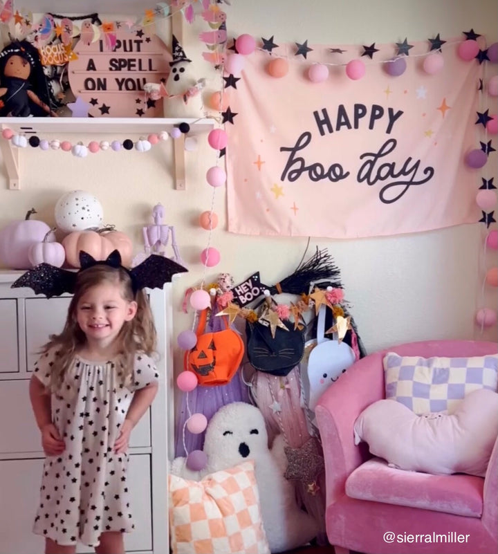 {Orange} Happy Boo Day Banner
