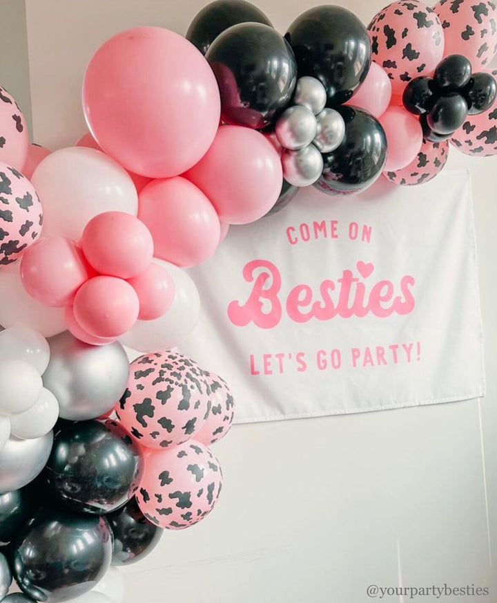Come on Bestie Let's Go Party Banner