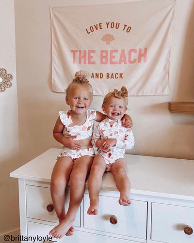 {Palm Pink + Gold} Love You to the Beach And Back Banner
