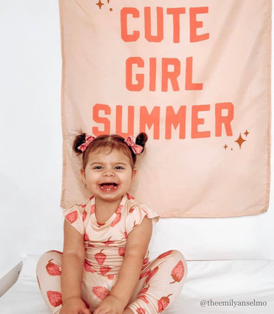 Cute Girl Summer Banner