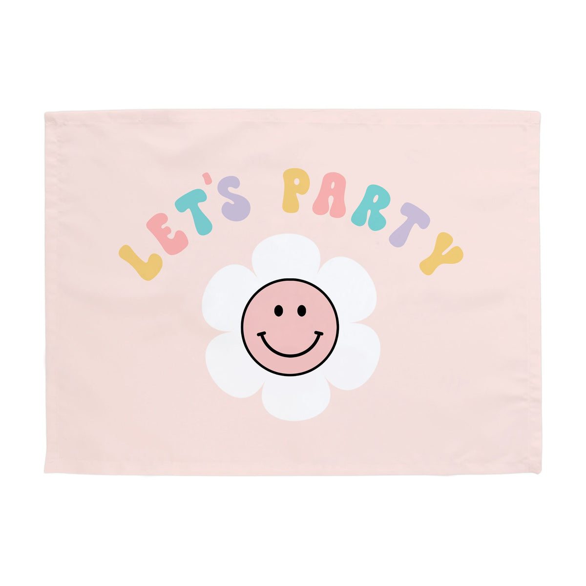 {Pastel} Smiley Let's Party Banner