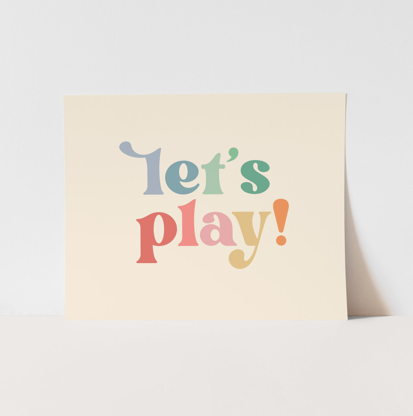 Art Print: Let's Play