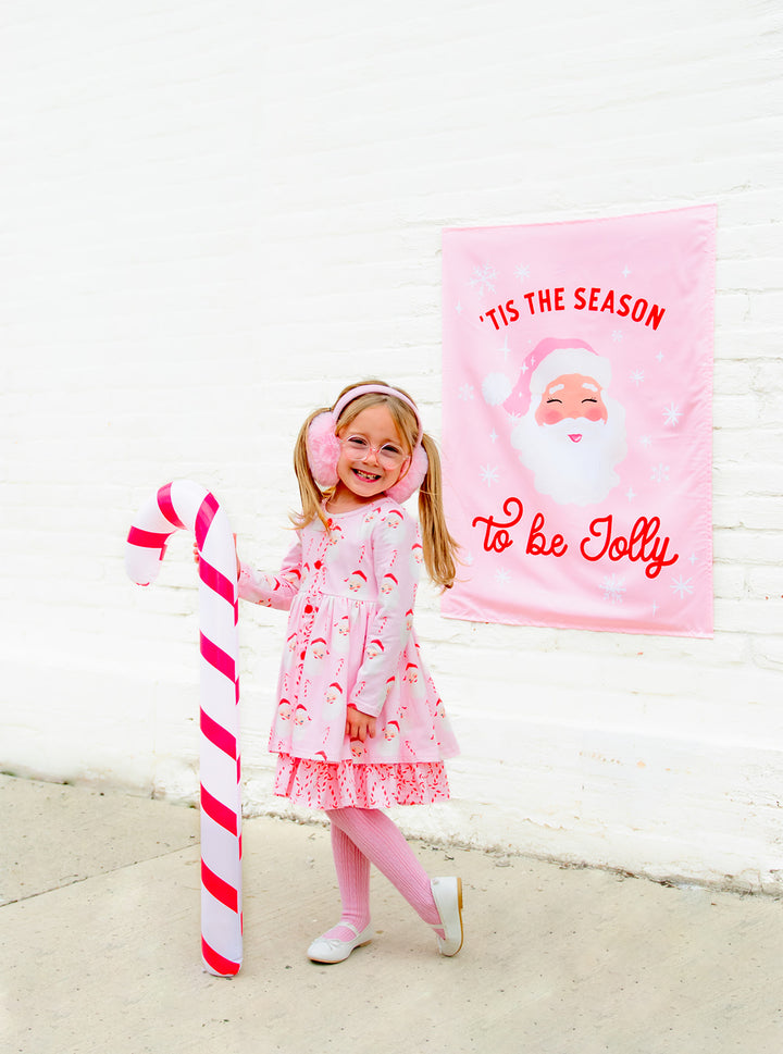 {Pink} Tis The Season to be Jolly Banner©