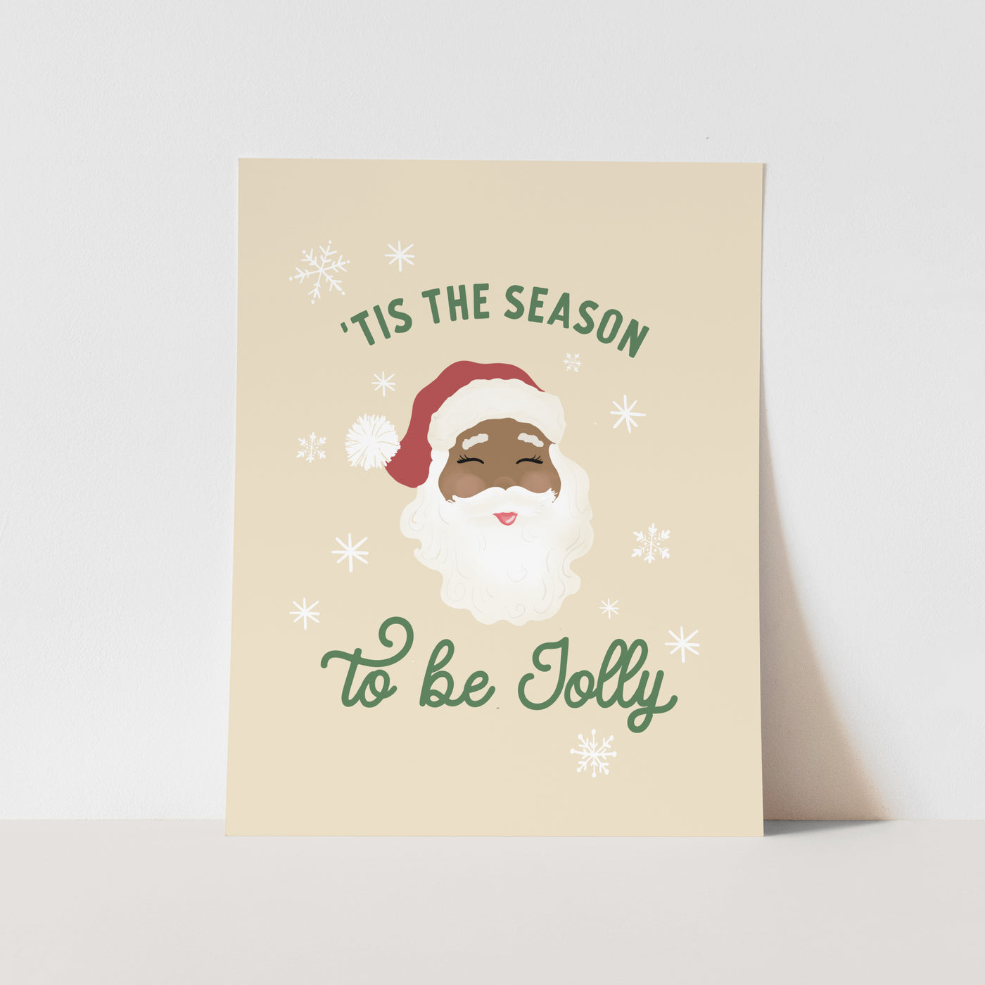 Art Print: {Neutral} Tis the Season to be Jolly