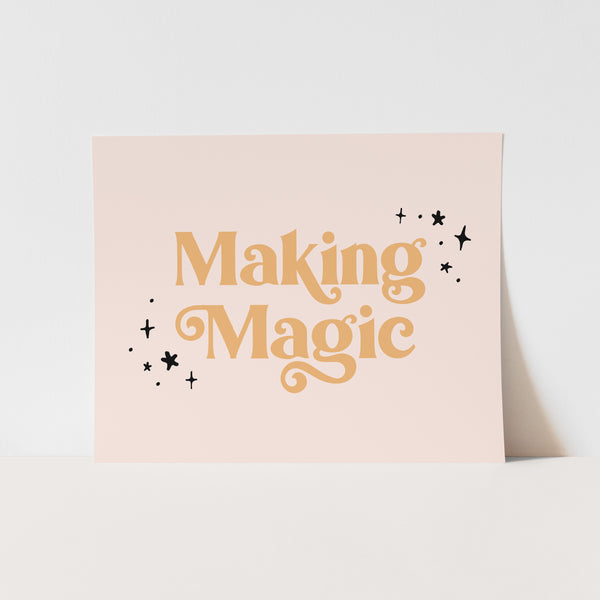 Making Magic Art Print
