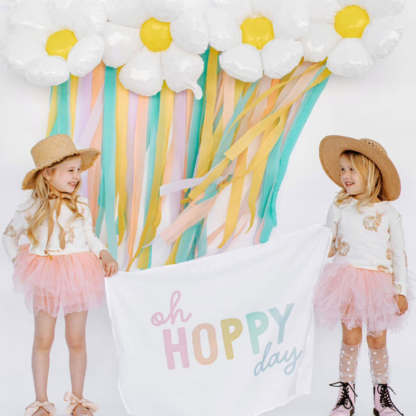 Rainbow Oh Hoppy Day Banner
