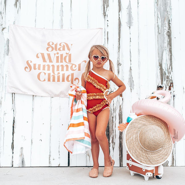 Stay Wild Summer Child Banner