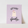 {Purple} Let's Get Spooky Art Print