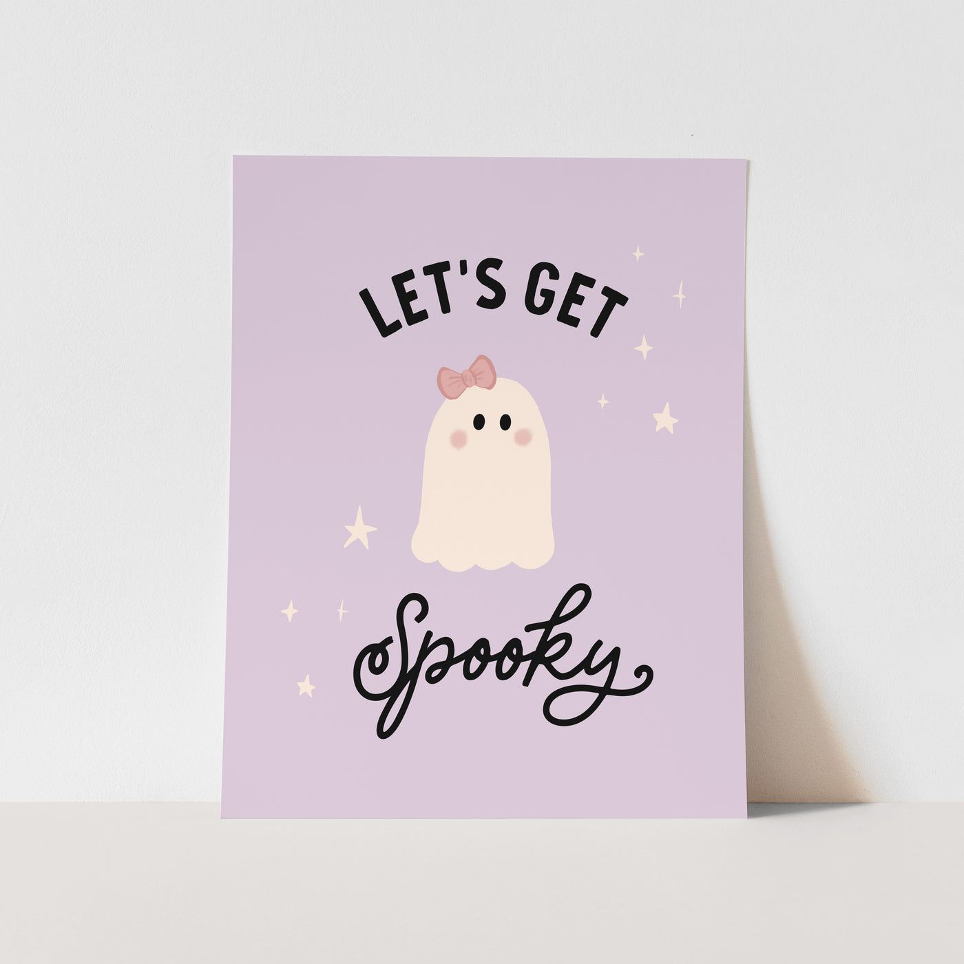 Art Print: {Purple} Let's Get Spooky