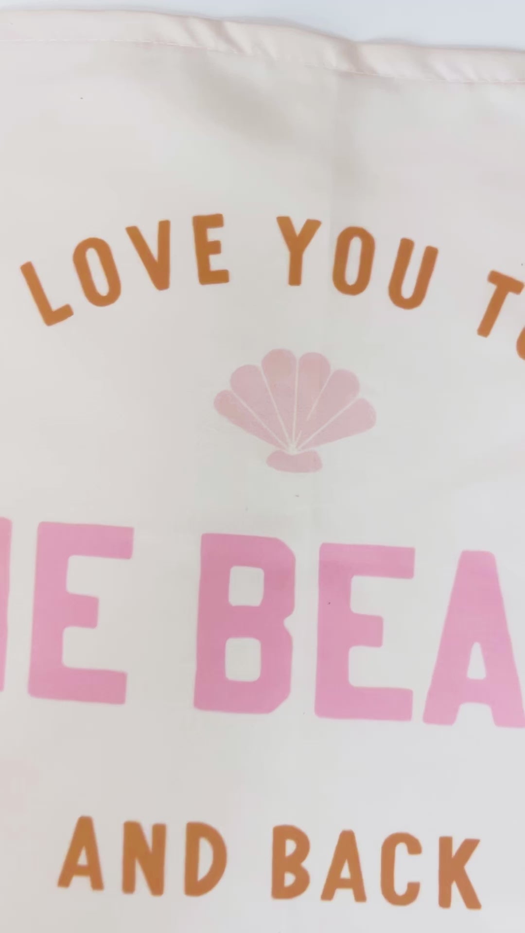 {Pink} Love You to the Beach And Back Banner
