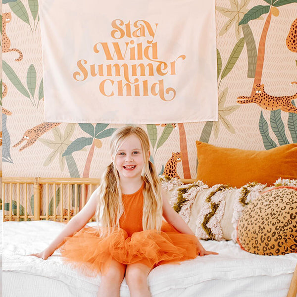 Stay Wild Summer Child Banner