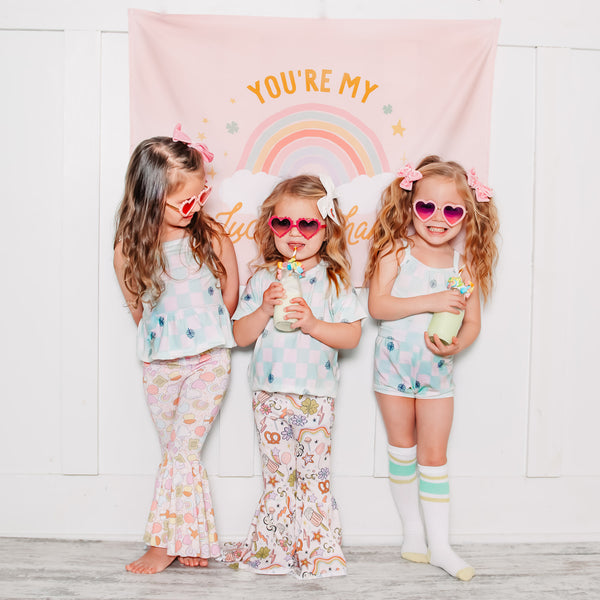 {Rainbow Pink} You're My Lucky Charm Banner