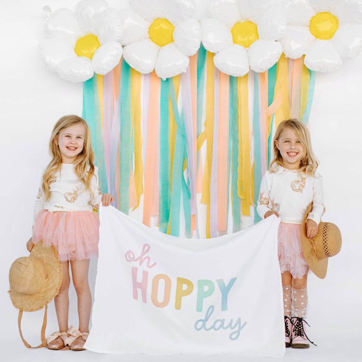 Rainbow Oh Hoppy Day Banner