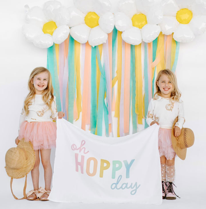 Rainbow Oh Hoppy Day Banner