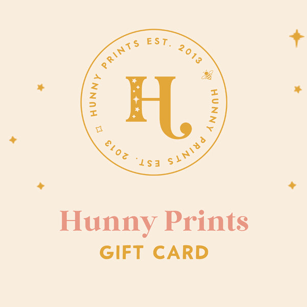 Hunny Prints® Gift Card: Email or Print at Home