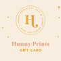 Hunny Prints® Gift Card: Email or Print at Home