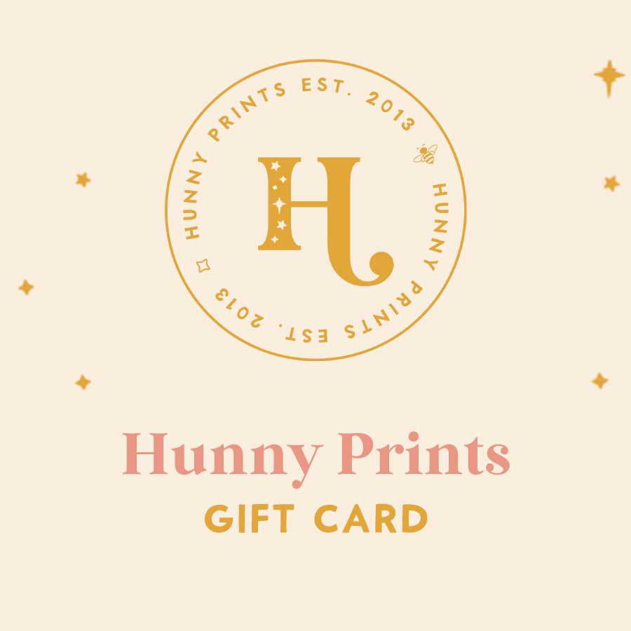 Hunny Prints® Gift Card: Email or Print at Home