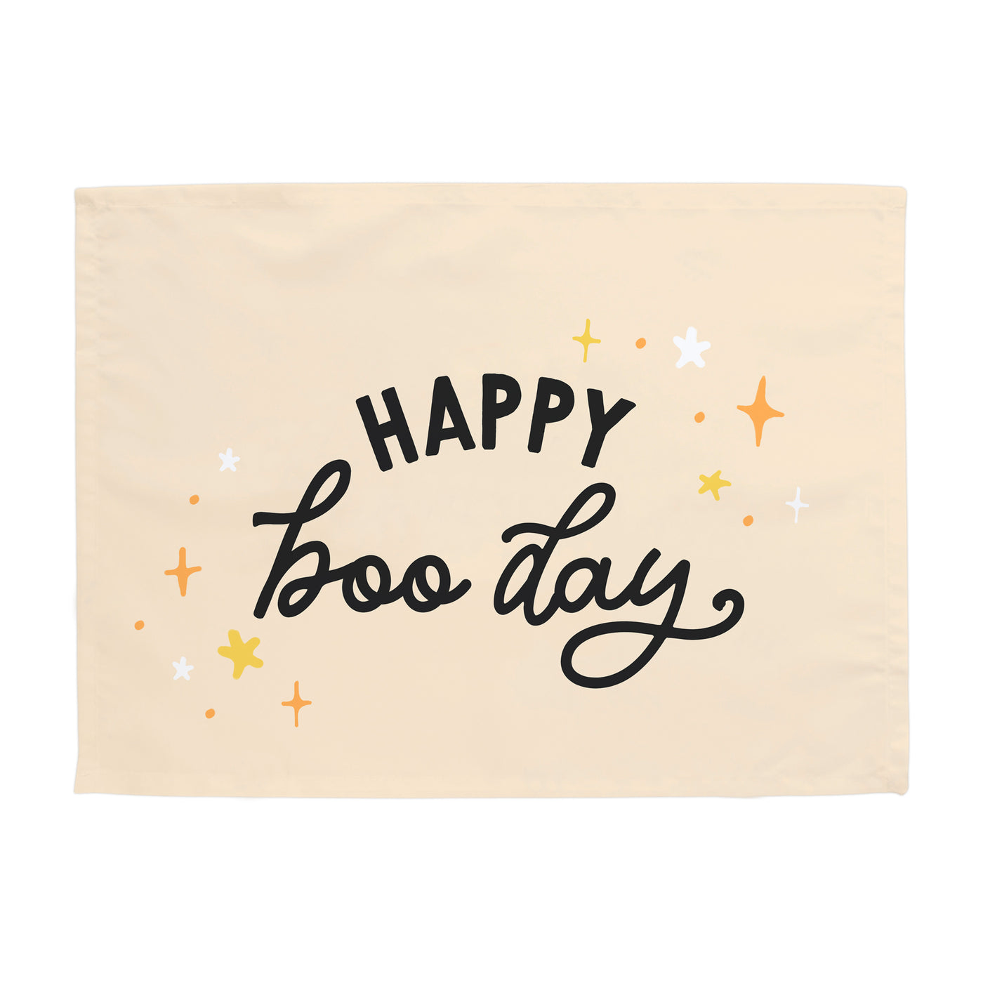 {Orange} Happy Boo Day Banner