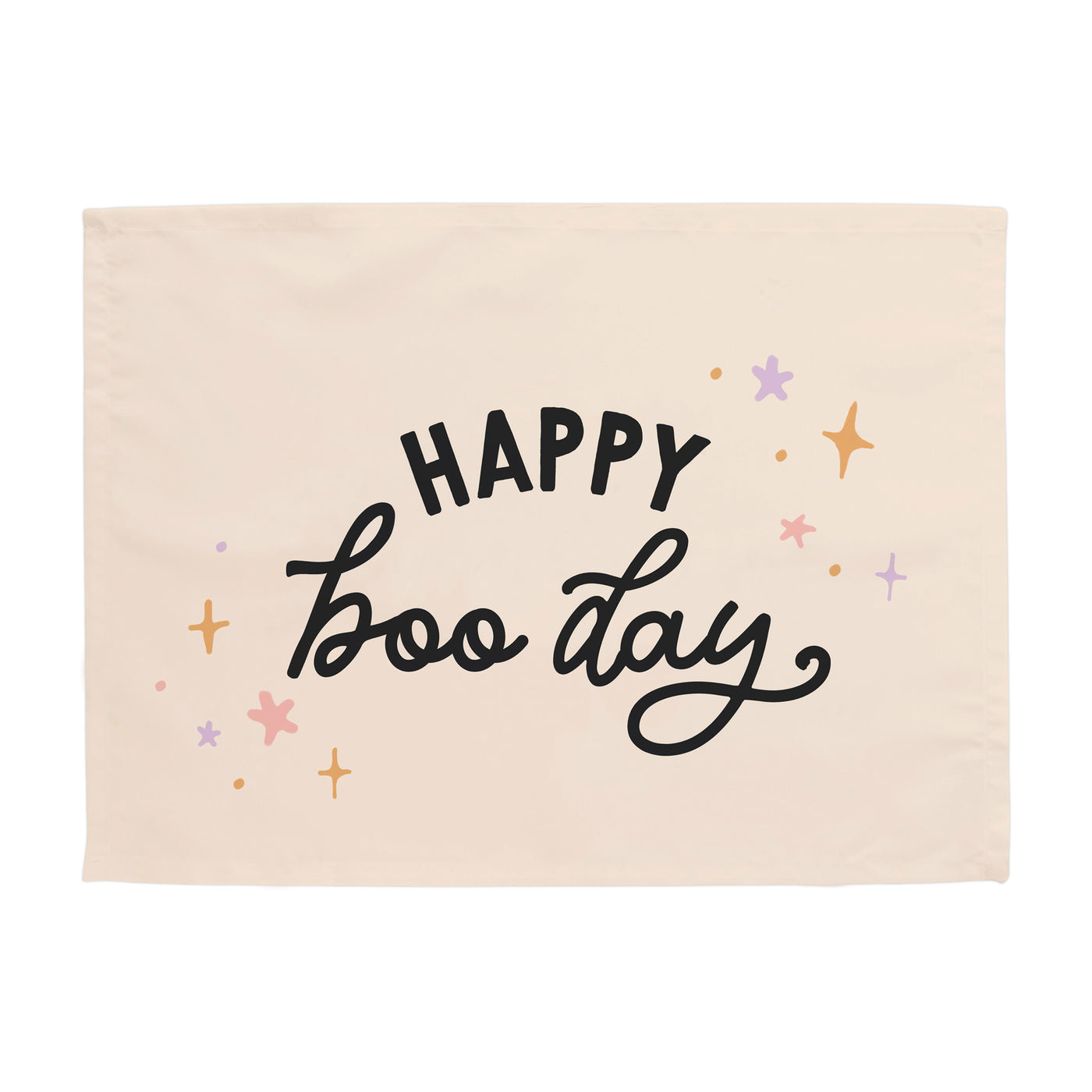 {Pink} Happy Boo Day Banner
