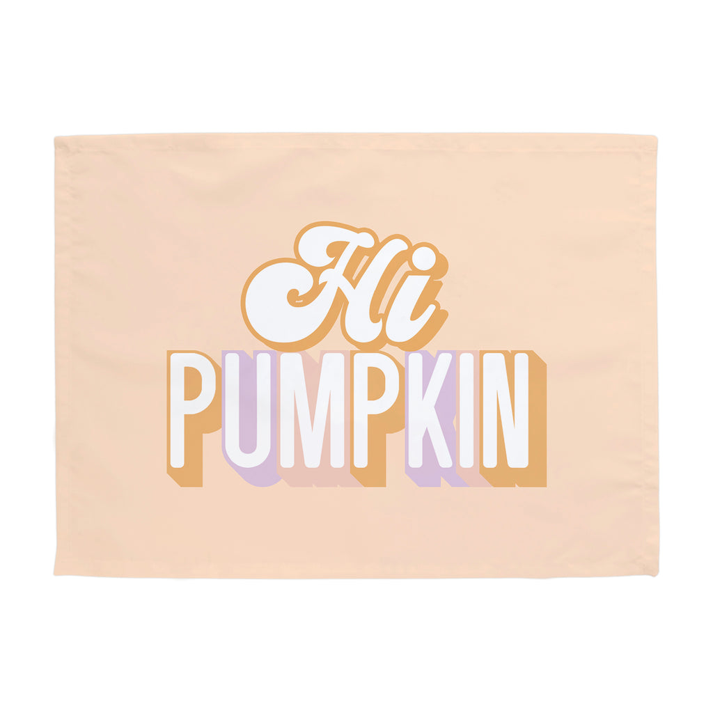 Hi Pumpkin Banner