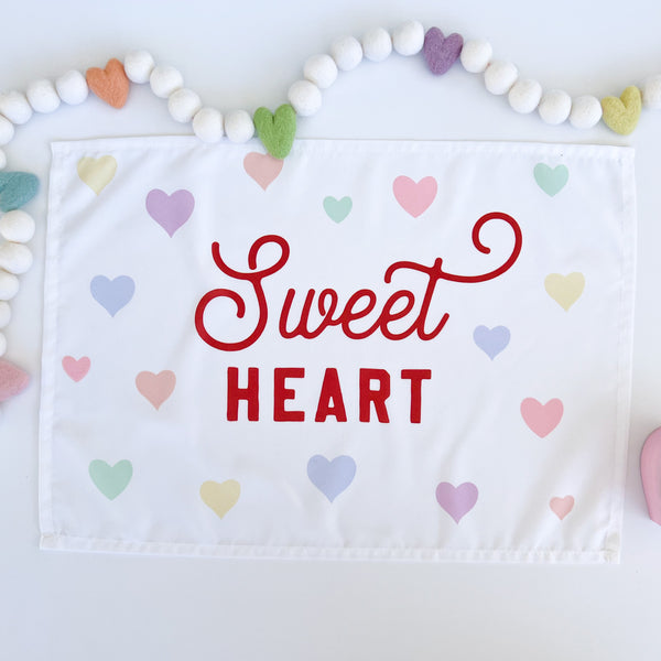 {Rainbow Pastel} Sweet Heart Banner