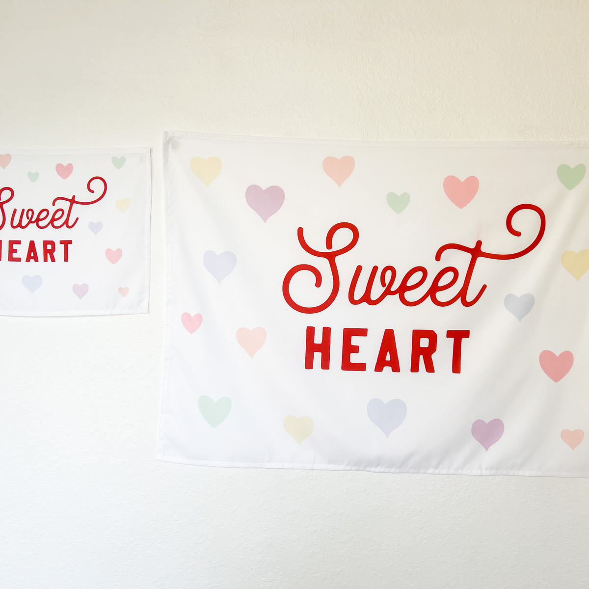 {Rainbow Pastel} Sweet Heart Banner
