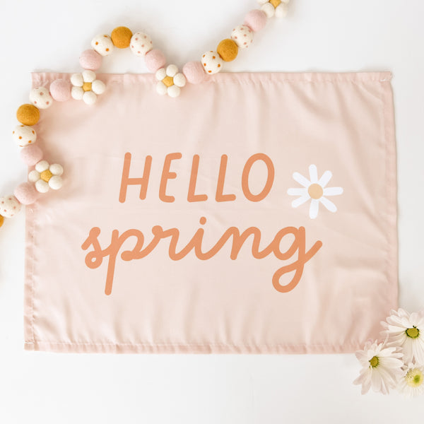 Hello Spring Banner