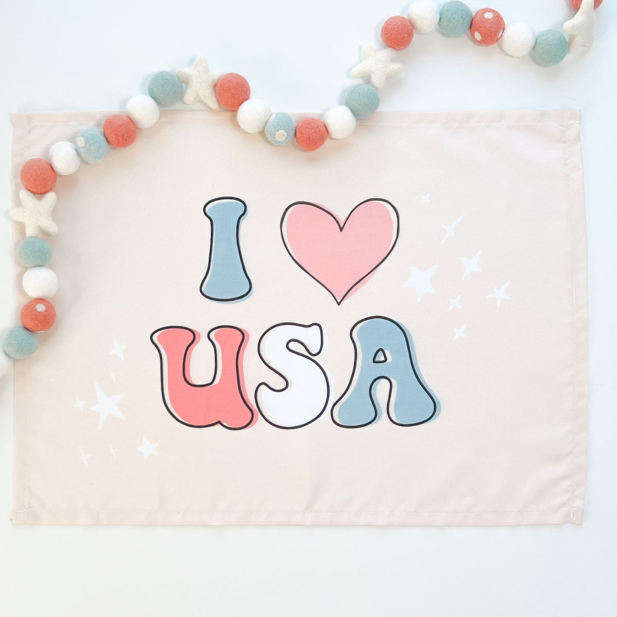 I Love USA Banner