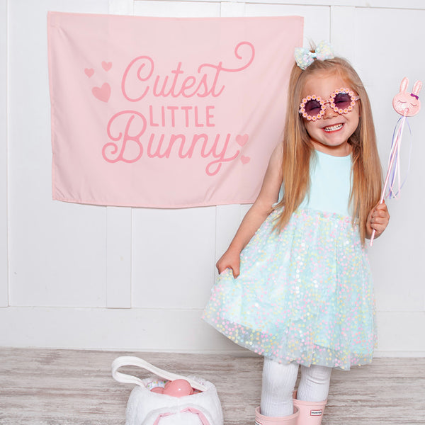 {Pink} Cutest Little Bunny Banner