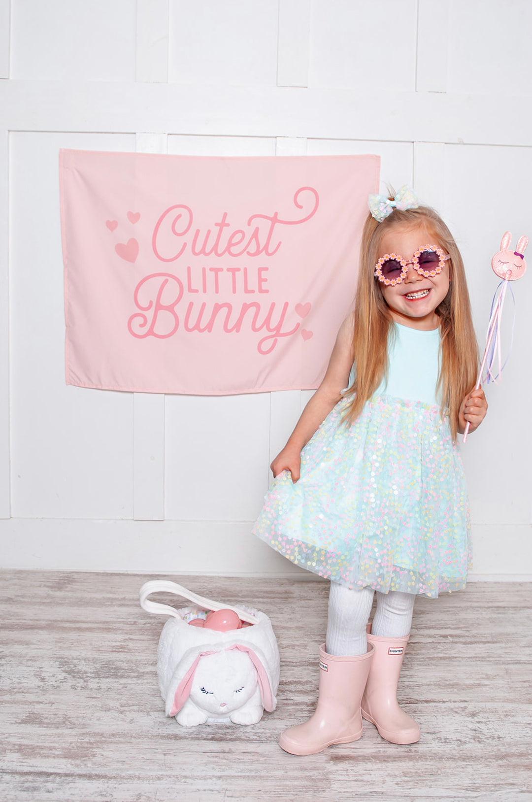 {Pink} Cutest Little Bunny Banner