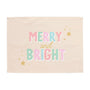 {Pink + Blue} Merry & Bright Banner