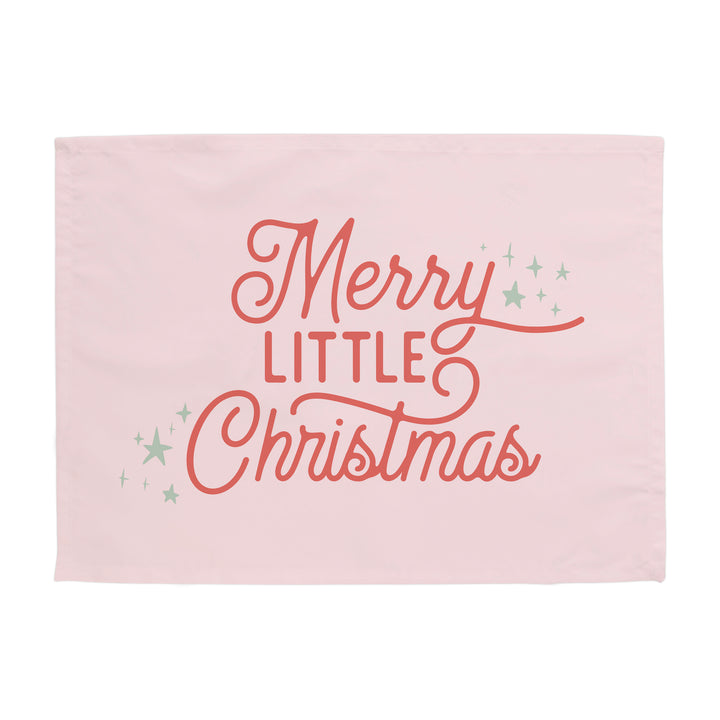 PRE-ORDER: {Pink} Merry Little Christmas Banner©