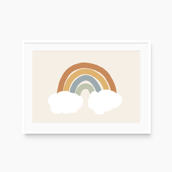 Earthy Rainbow Art Print