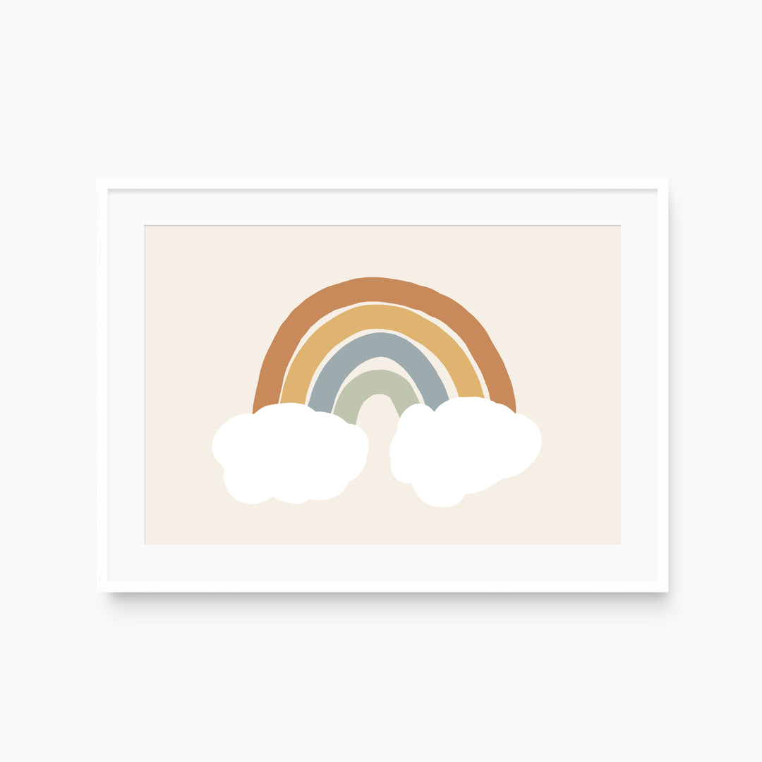 Earthy Rainbow Art Print