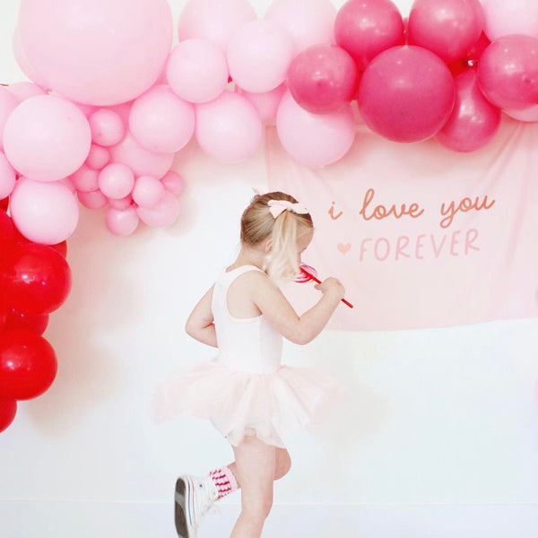 {Pink} Love You Forever Banner