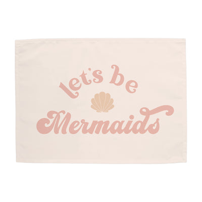 {Pink} Let's Be Mermaids Banner