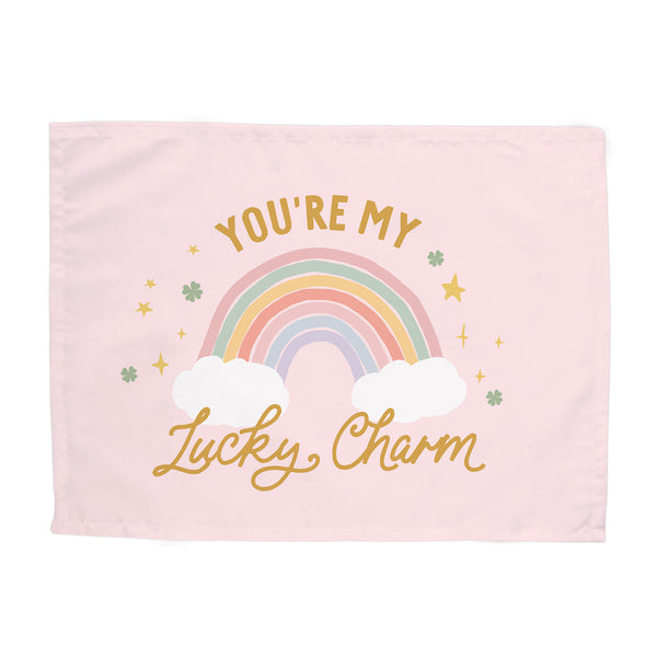 {Rainbow Pink} You're My Lucky Charm Banner