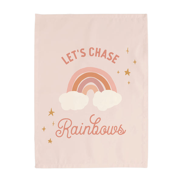 {Pink} Let's Chase Rainbows Banner