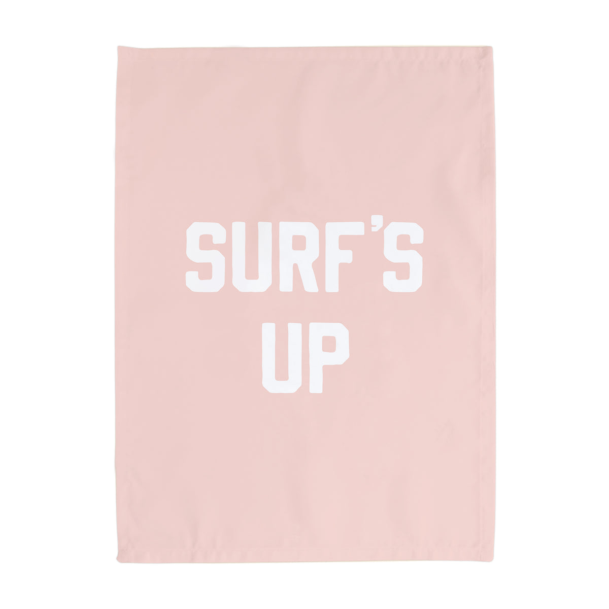{Pink + White} Surf's Up Banner