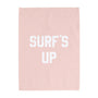 {Pink + White} Surf's Up Banner